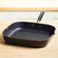 Anolon Advanced Home Hard Anodized Nonstick Deep Square Grill / Griddle Pan With Pour Spouts,11 Inch-609630819