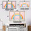 Minimalisme, arc-en-ciel, impression d'art mural-107760751-107760743