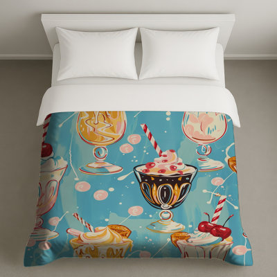 Housse de couette Sundae Bedding Food Retro