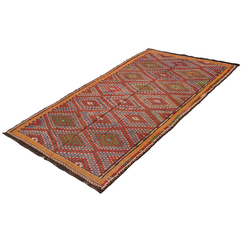 Tapisserie rouge Jasleen 6 pi 0 po x 11 pi 5 po