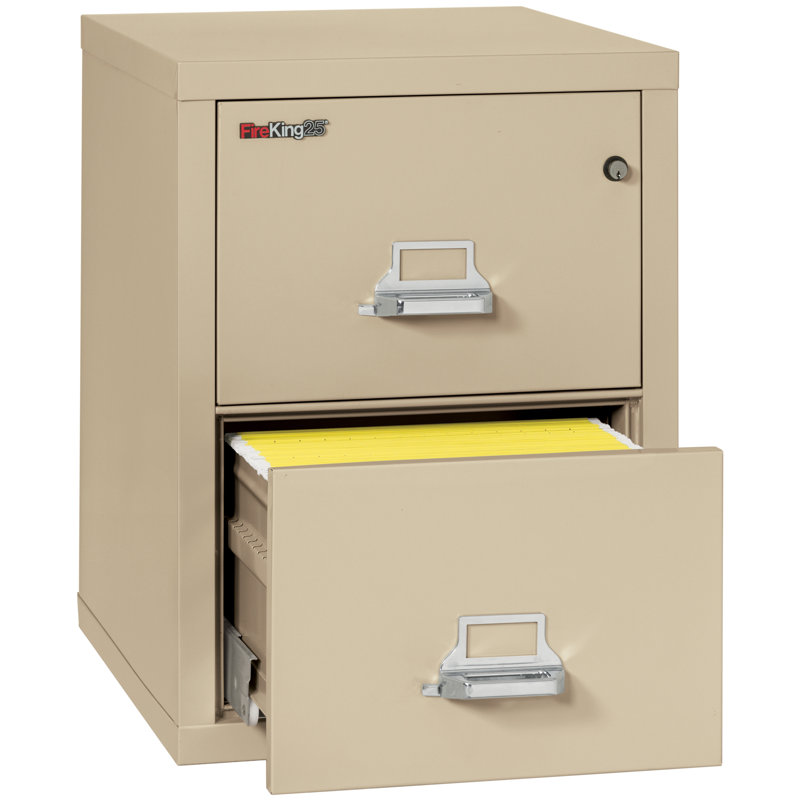 Fireproof 2 - Drawer File Cabinet, Parchment