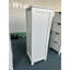 Armoire de salle de bain avec 4 tiroirs, organisateur de rangement autoportant en bois pour la salle de bain, le couloir ou le salon, armoire latérale étroite blanche avec un design vertical peu encombrant, blanc