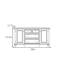Buffet américain de style minimaliste rétro