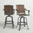 Harland High-Density Polyethylene (HDPE) Wicker Outdoor 30'' Bar Stool