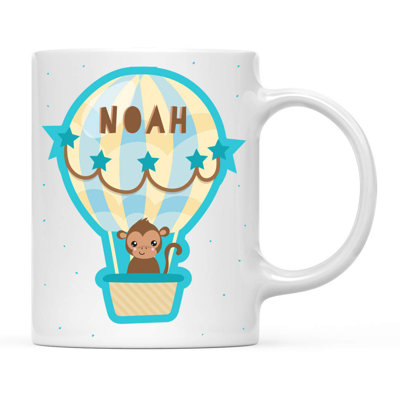 Grande tasse à café à singe pour enfant personnalisable Vega