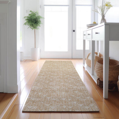 Premium Machine Washable Cerrito AMF514 Beige Rug
