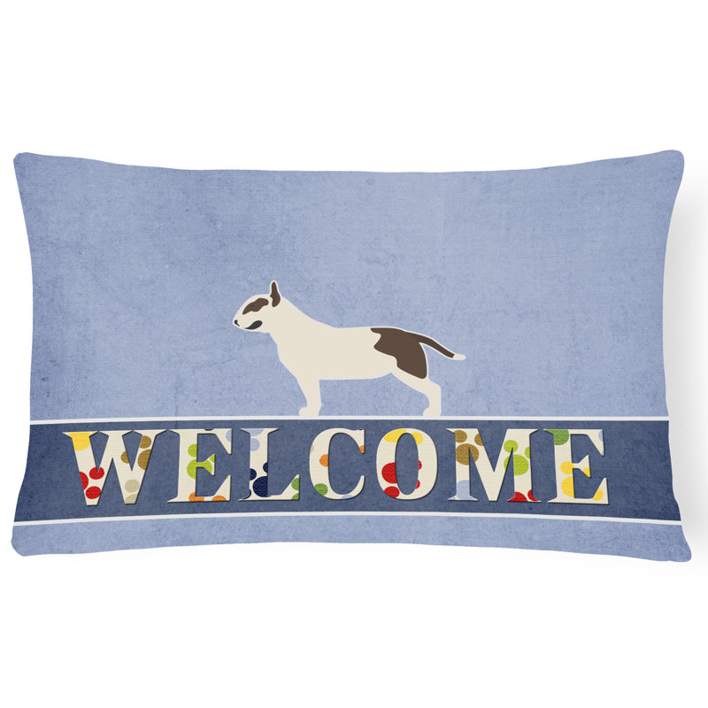 Coussin Bull Terrier Welcome