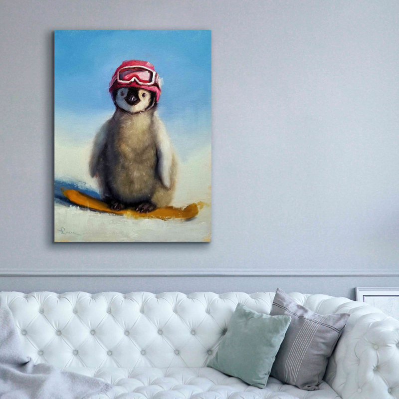 «Snowboard Chic» par Lucia Heffernan, H 54 po x l 40 po x P 1,5 po