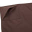 Toit de rechange pour gazebo de 9,93 pi X, 2 protections, couleur café, compatible avec les cadres extérieurs de rechange 01-0153 et 100100-076 9,8 pi 9,8 pi, blocage adapté aux modèles