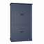 Armoire de cuisine autoportante avec 4 portes, 3 tiroirs et 6 tablettes de porte-129188356