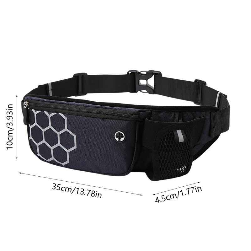Ensemble de taille pour bouteille d'eau multifonctionnelle unisexe Marathons Gear, Bleu