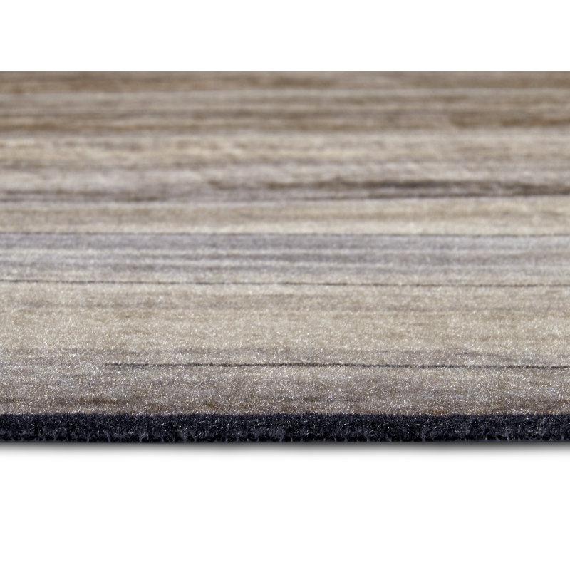 Machine Woven Brown/Black Rug