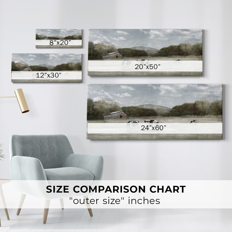 Country Satisfaction sur toile, H 8 po x l 20 po x P 1,5 po