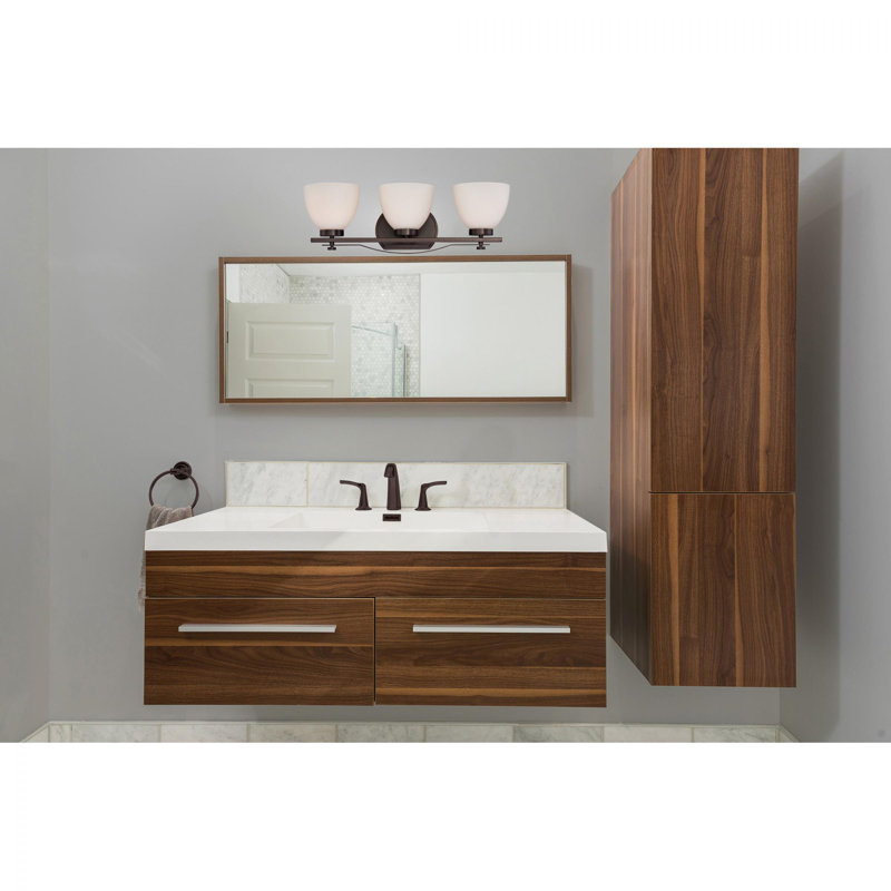 O'Shaughnessy 3 - Light Dimmable Vanity Light, Hazel Bronze