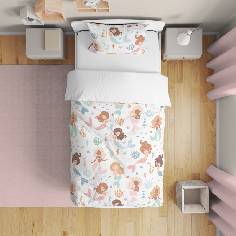 Ensemble de literie pour tout-petits 5 pièces roses et bleues par Sweet Jojo Designs