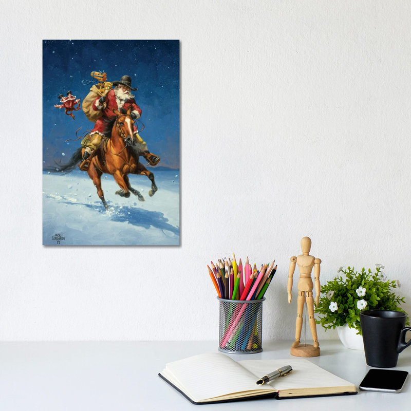 Midnight Rider by Jack Sorenson - Wrapped Canvas Gallery-Wrapped Canvas Giclée, 30.48cm H x 20.32cm W
