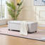 Banc de rangement rembourré avec accoudoirs-450144108