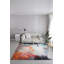 Tapis orange touffeté à la main
