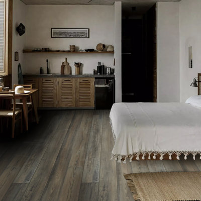 ADAMIF Rustic Ashwood 7''X48''X8mm  20mil WPC Luxury Vinyl Plank