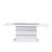 Mishell Pedestal Dining Table in White High Gloss