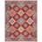Vahakn Hand Tufted Wool/Cotton Southwestern Rug in Blue/Red-2065992793