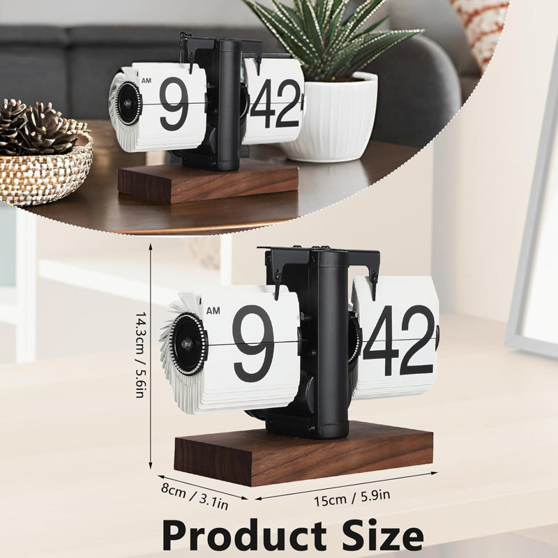 Retro Retro Flip Table Clock Table Clock