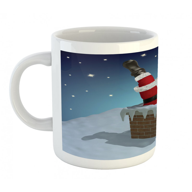 Grande tasse à café santa