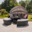 Bobbylee Garden Outdoor Rattan Day Bed With Cushions And Raincover-124653206