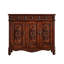Banc de rangement en bois manufacturé brun-258279449