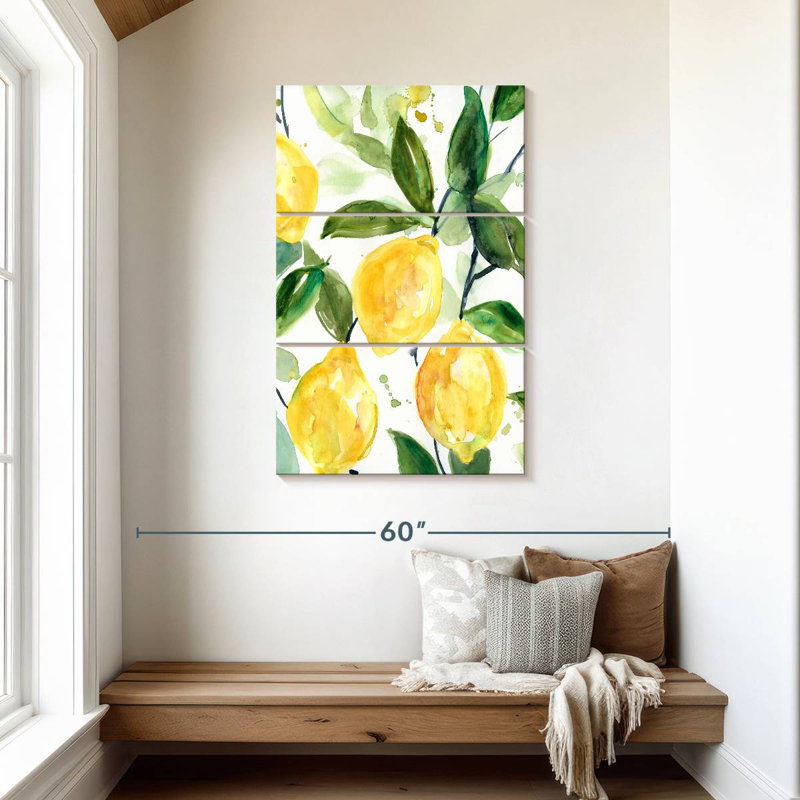 Yarlin Lemony Branch II, 45" H x 28" W