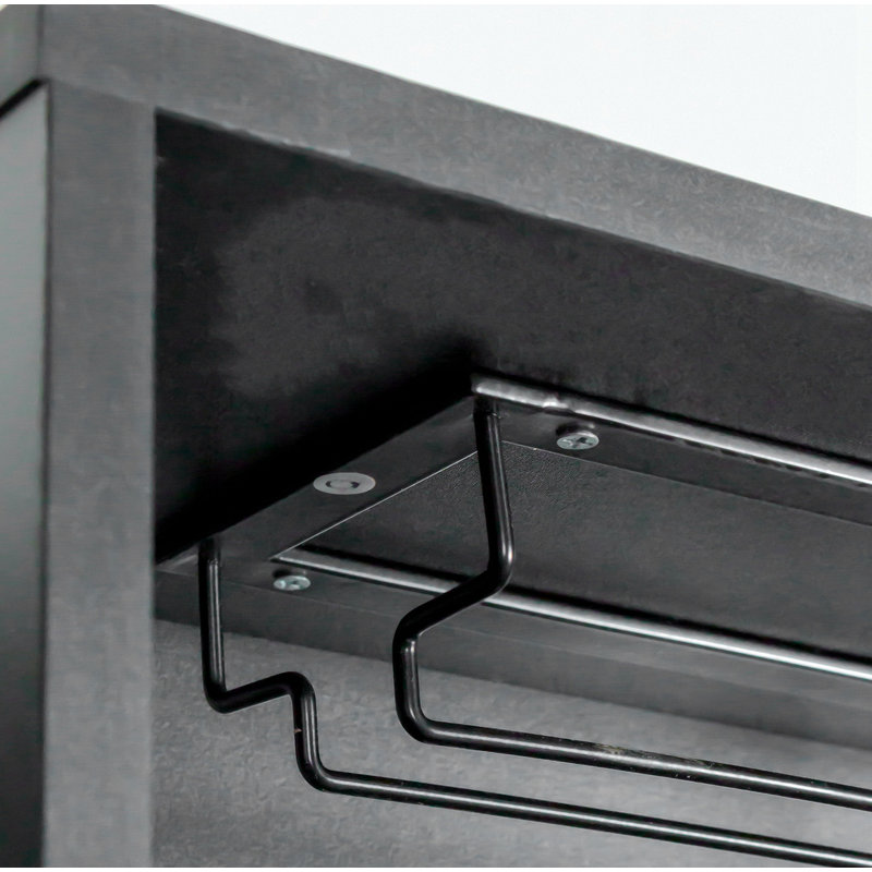 Gerarde 70.87'' Kitchen Pantry, Black