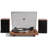 Arkrocket Cassini Bluetooth Vinyl Turntable Record Player 40Watt Stereo Bookshelf Speakers