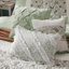 Ensemble de courtepointe en coton percale 6 pièces avec coussins pour lit double / grand