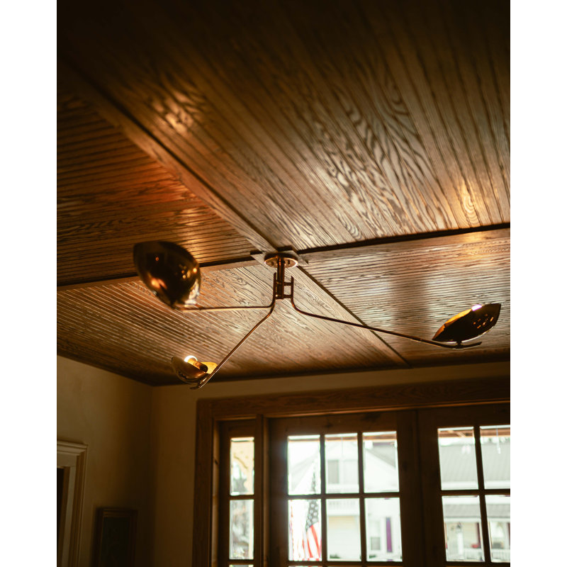 AVONDALE 3 LIGHT SEMI FLUSH