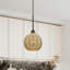 Mini-luminaire suspendu en bronze 1 lumière Summervine-132211283