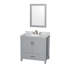 Sheffield 36" Single Bathroom Vanity Set with Mirror-97623943