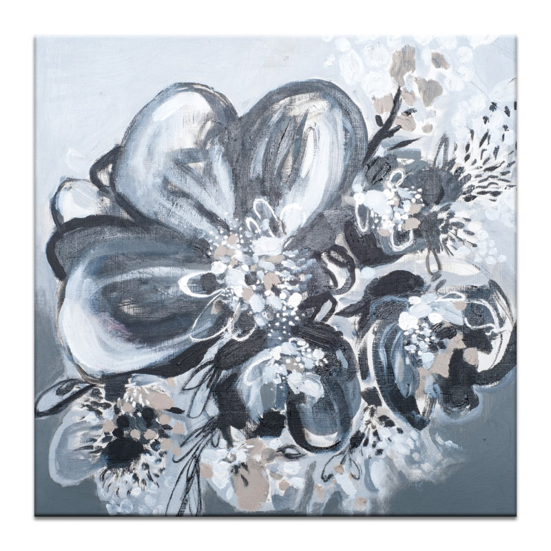 Amanda Morie - Painting on Canvas, 41cm H x 41cm W, Timber Floater Frame