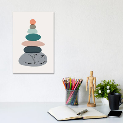 Cat Landscape LVIII by Lim Heng Swee - Wrapped Canvas Print