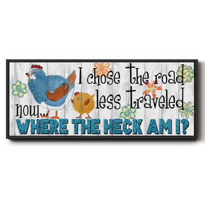 The Road Less - Toile encadrée
