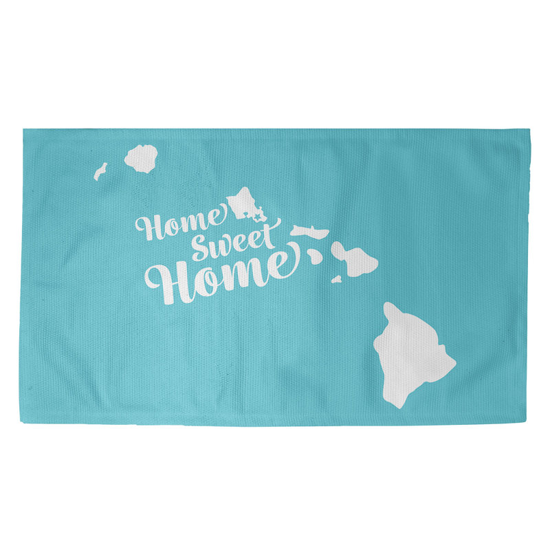 Tapis honolulu blue area home, Rectangle 2 pi x 3 pi, Non