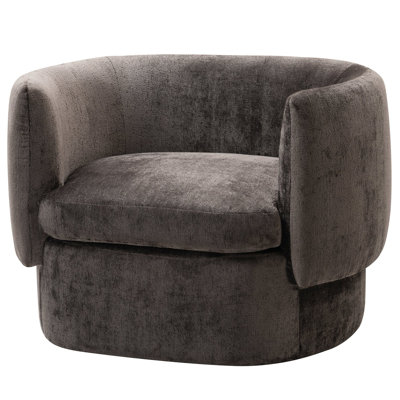 Chaise d'appoint Lemondrop en chenille martelée
