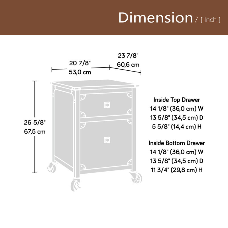 File Pedestal, Natural