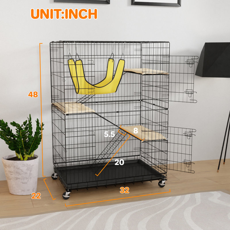 Cage à chat Dekon