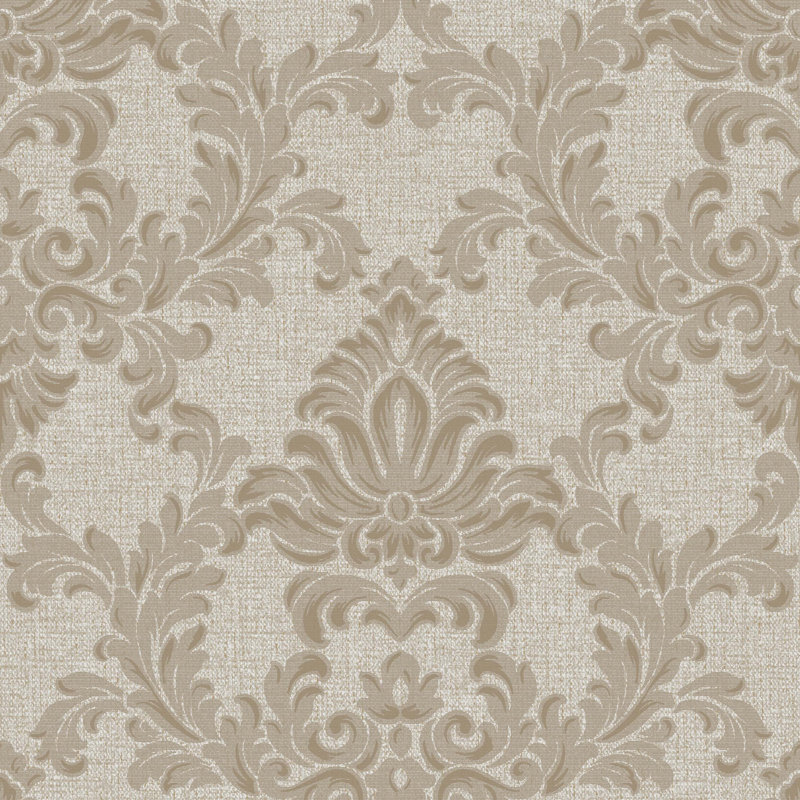 Papier peint damassé Venezia, Beige