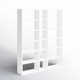 Araeya Wide Geometric Bookcase