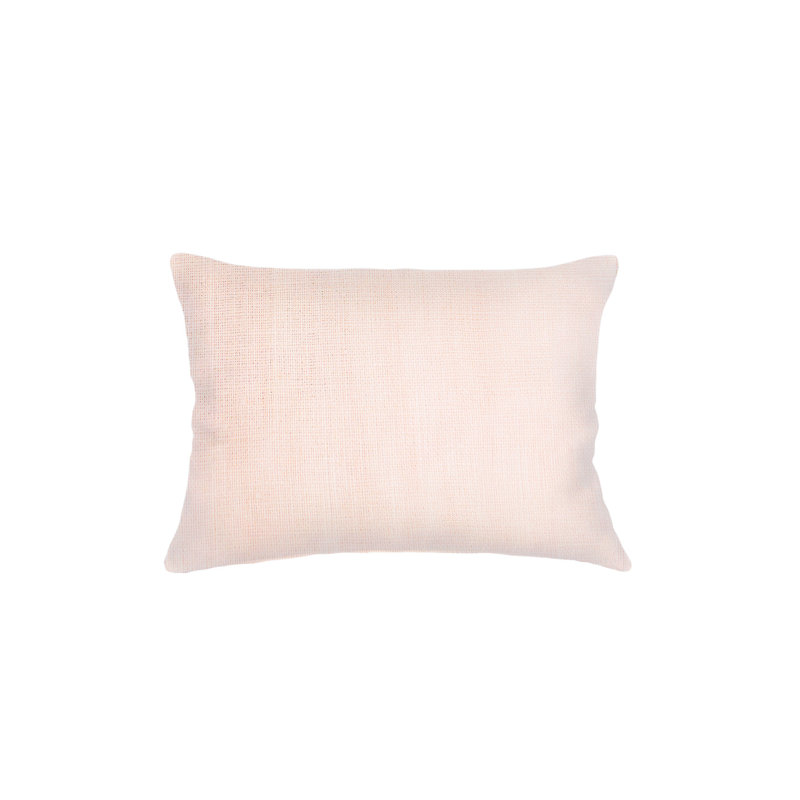Solid Colour Linen Reversible Pillow Cover, Light Pink