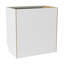Armoire de salle de bain en bois massif prêt à assembler avec comptoir Shaker - comptoir non inclus-125961455