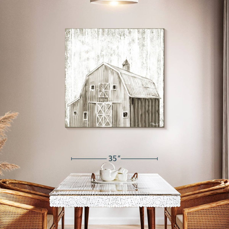 Lilie grange en bois blanc I, H 39 po x l 39 po