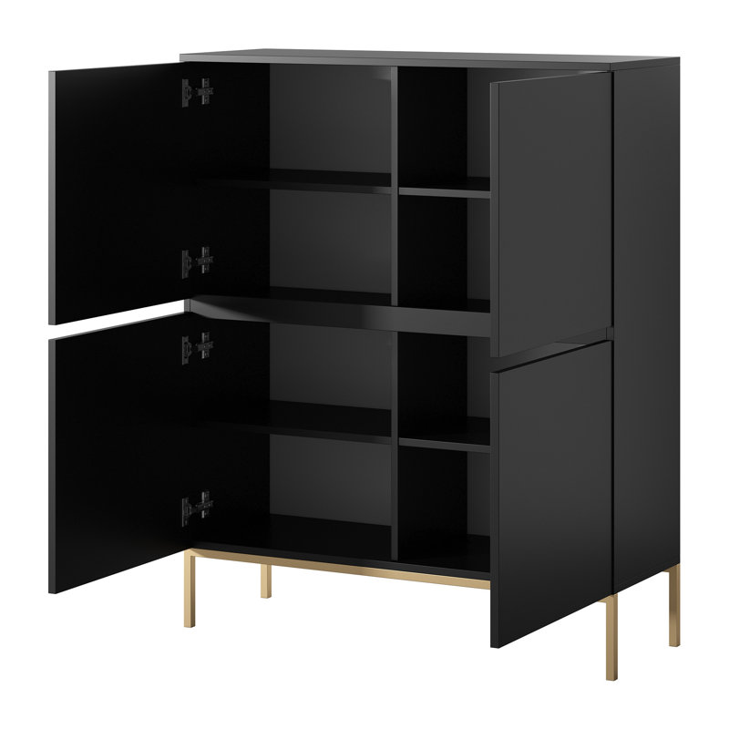 Masoumeh 100cm Sideboard, Black