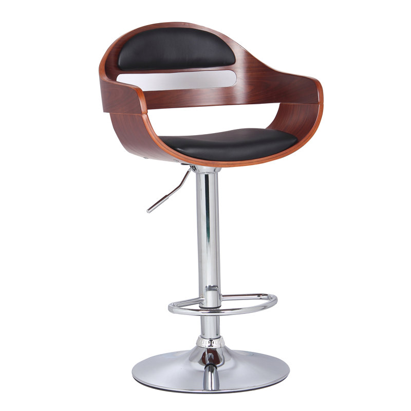 Tabouret de bar Caple, Noir